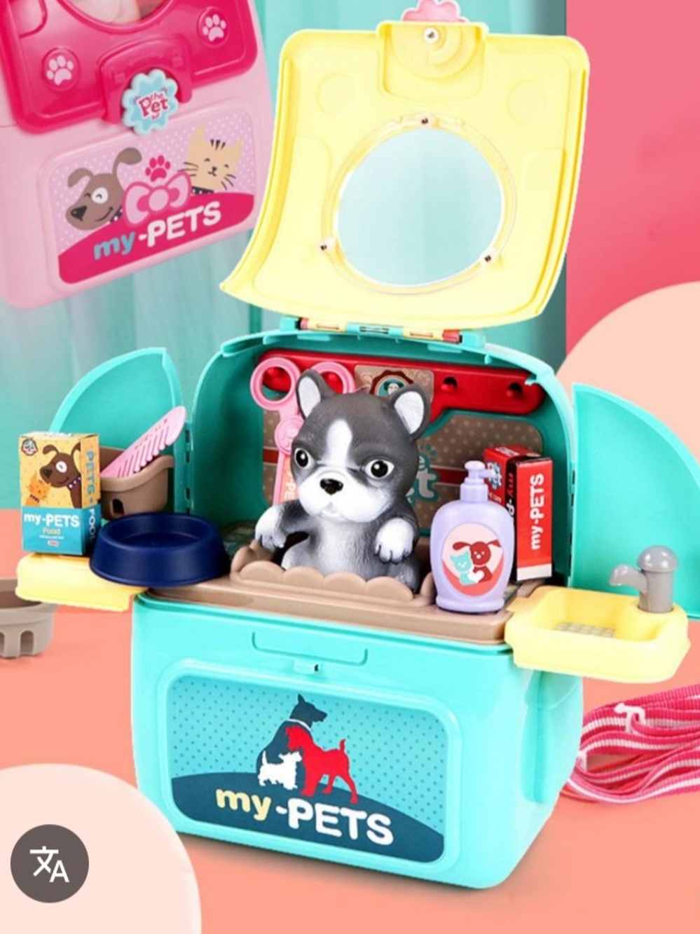 Pet dogCarrier Backpack Toy,  23PCS Pet Care Playset,Vet Clinic and D...
